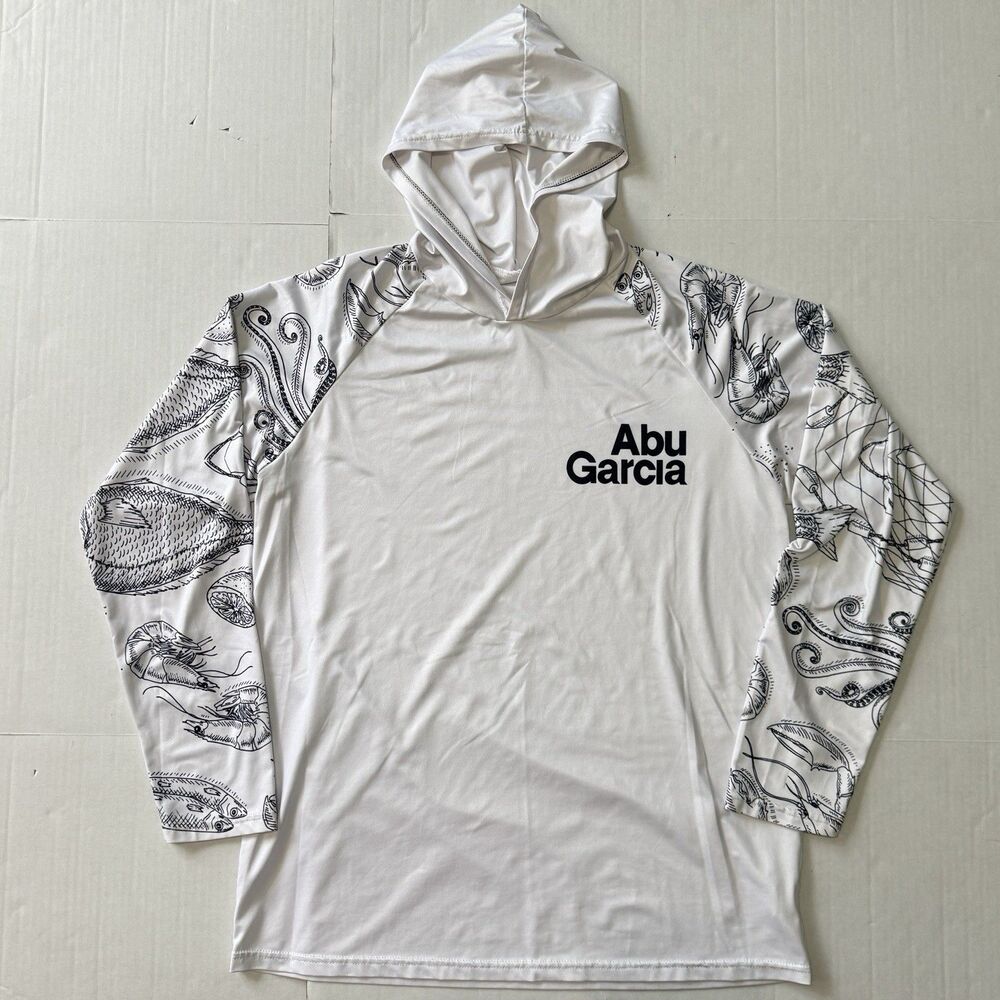 Abu Garcia 1/4 Zip Mens L UV Sunscreen Fishing Shirt Bass Pro Shops Long Sleeve